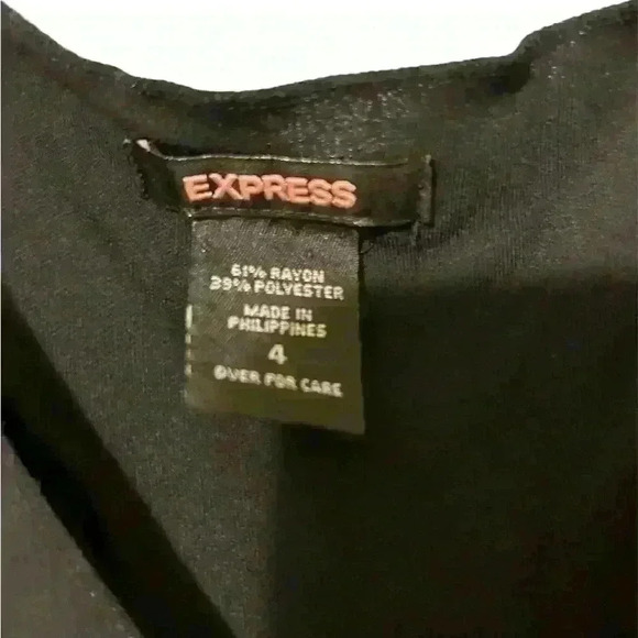 Express off the shoulder black dress - Picture 4 of 5